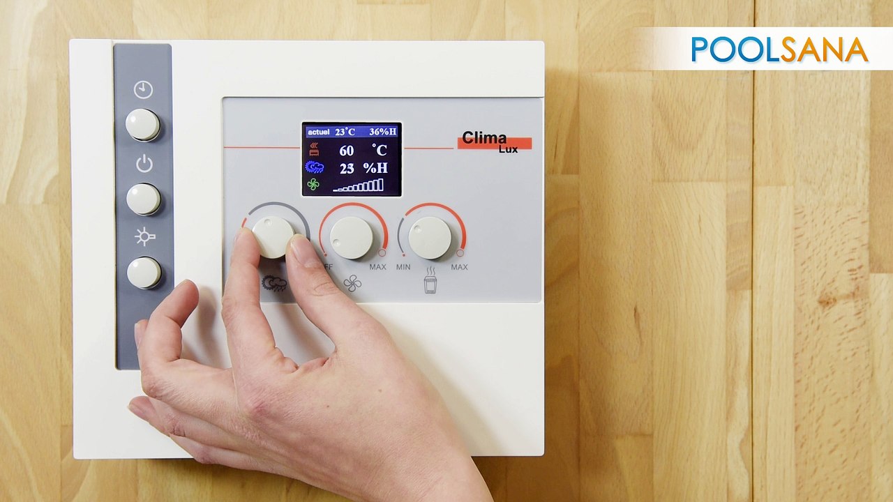 Saunasteuerung clima lux poolsana