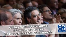 Opération reconquête pour les soutiens de Fillon partout en France