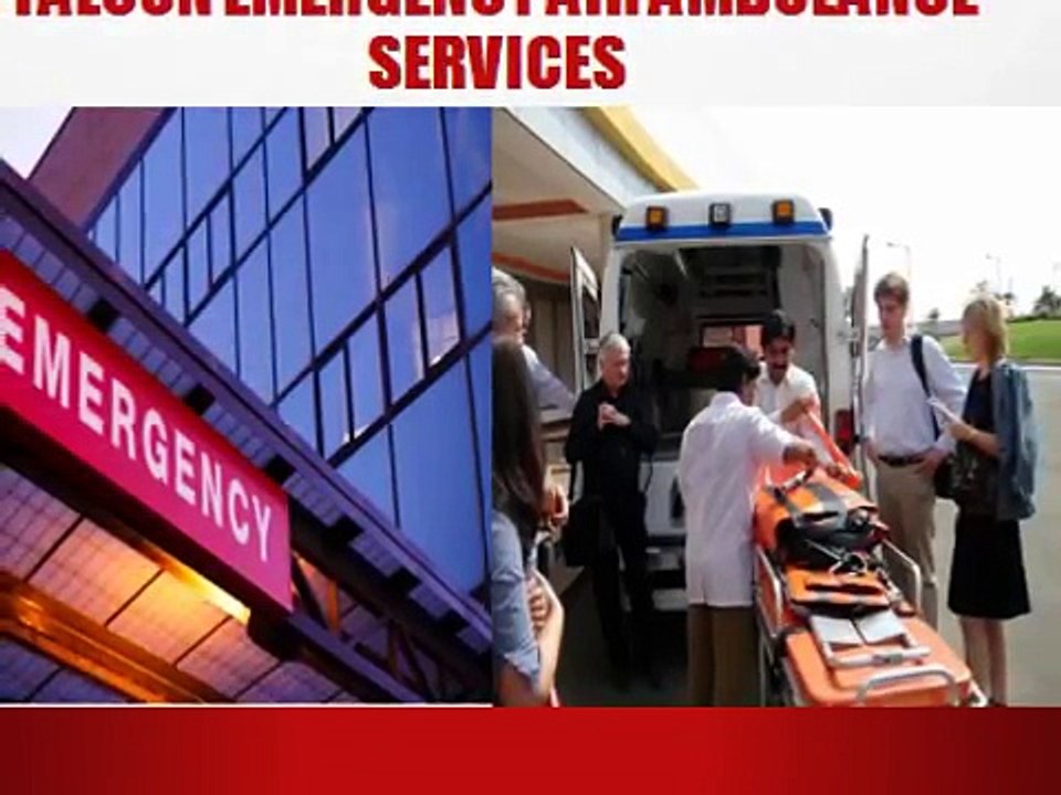 Careful Patients Transfer by Falcon Emergency Air Ambulance Services in Varanasi and Nagpur