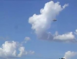 Vide inexplicável, de algo estranho a descer do ceu