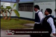 Nota - Mujer denuncia tocamientos indebidos en el aeropuerto Jorge Chevez