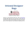 Rugs Collections Online At Oriental Designer Rugs Atlanta