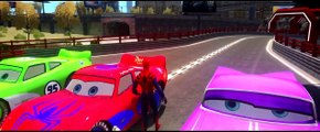 Spider-Man Hulk Toy Story Buzz Lightyear & Ramone Epic Race Disney Cars Lightning McQueen