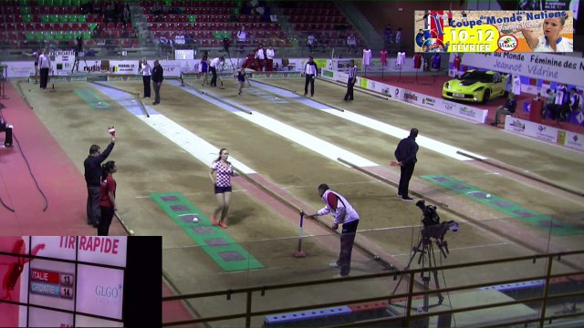 Tir rapide en double, Croatie Italie, Coupe du Monde Féminine des Nations, Saint-Vulbas 2017