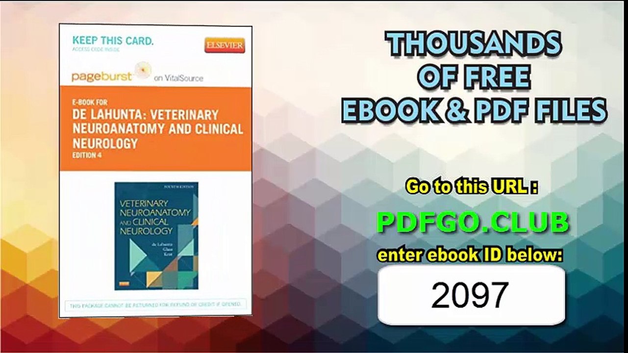 Veterinary Neuroanatomy and Clinical Neurology - Elsevier eBook on VitalSource (Retail Access Card), 4e