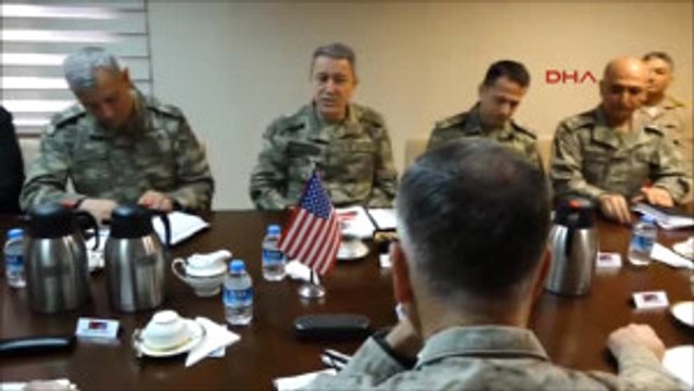 Adana - Hulusi Akar ve Joseph Dunford Görüşmesi 1