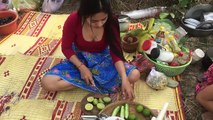 OOPS TV - Beautiful Girl Village Food Factory in Cambodia #6