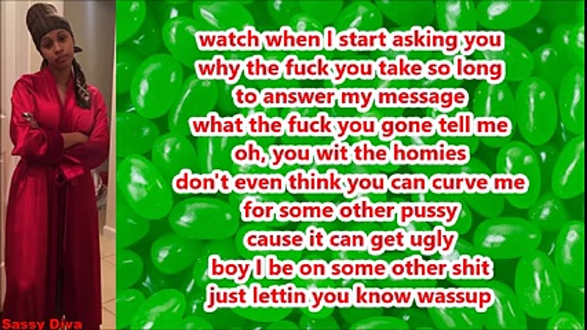 ⁣Cardi B - Leave That Bitch Alone (Lyrics)