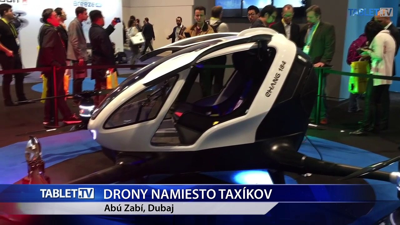 V Dubaji vyskúšajú drony namiesto taxíkov