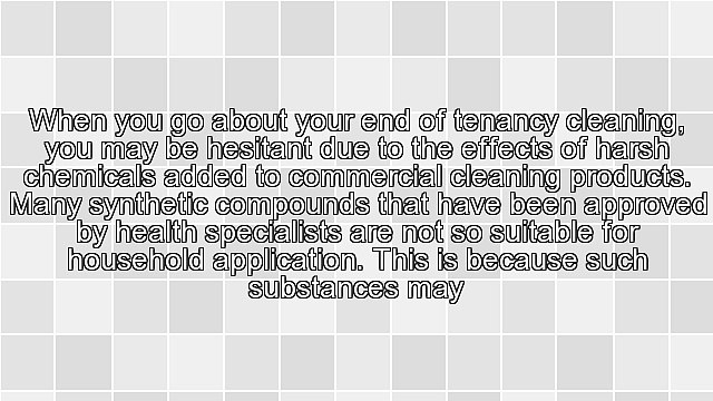 5 Best Green Cleaning Agents for End of Tenancy Cleaning