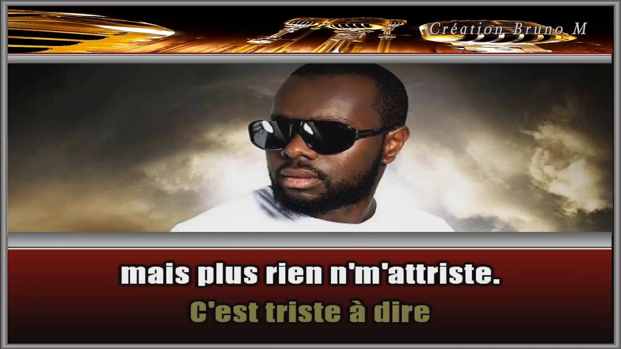 Maître Gims - J'me tire KARAOKE / INSTRUMENTAL