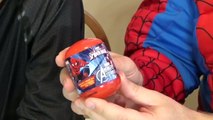 VENOM vs CATWOMAN vs SPIDERMAN Fruit Loops Breakfast Cereal Challenge Superhero Kids in Re