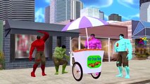 Hulk Balloons Compilation Transport Vehicles For Children | Finger Family Nursery Rhymes Collection