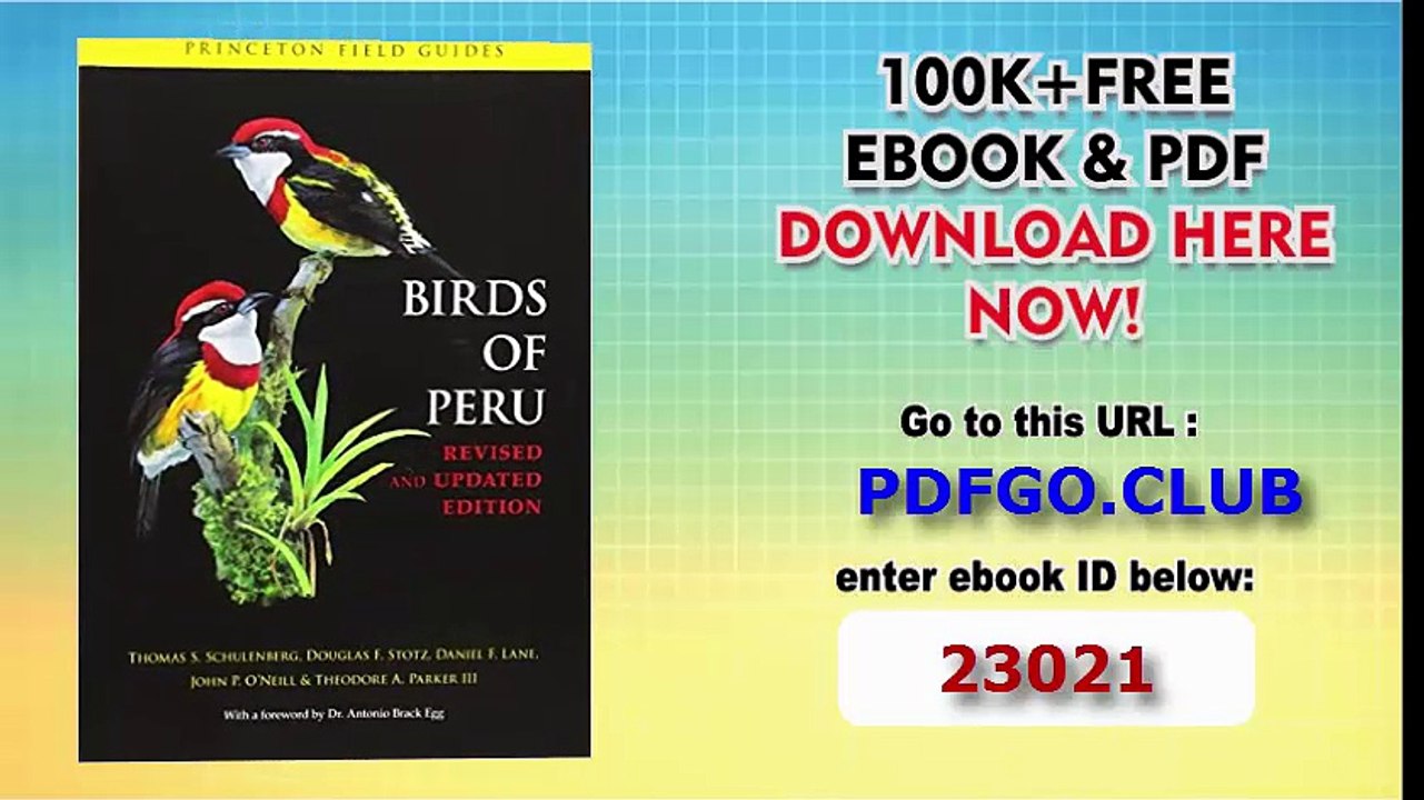 Birds of Peru (Princeton Field Guides)