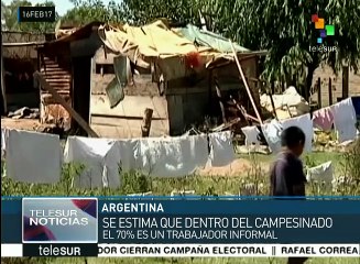 Argentina: denuncian precarización laboral contra campesinos