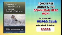 Ecology and Conservation of Lesser Prairie-Chickens (Studies in Avian Biology)