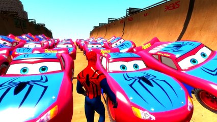 Disney Cars Pixar Spiderman + Nursery Rhymes & Lightning McQueen (Children Songs Action Co