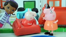 Peppa Pig y George Comprando un Coche Nuevo para la Familia Pig! En Español Juguetes KidsT