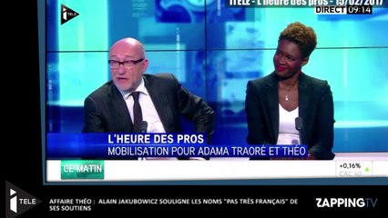 Affaire Théo : Alain Jakubowciz souligne les noms "pas très français" des soutiens du jeune homme