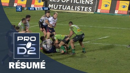 PRO D2 - Résumé Montauban-Aurillac: 28-8 - J21 - Saison 2016/2017