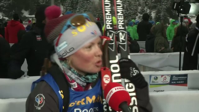 Biathlon - ChM (F) : Dorin-Habert «Enfin une course pleine !»