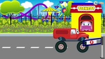 The Green Monster Truck with FRIENDS | The Big Race in the City of Cars Cartoons for Children