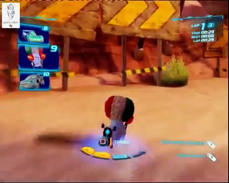 Cars 2 Game - Team Lightning Guido - Canyon Run - Disney Car