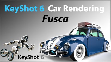 KeyShot 6 Car Rendering FUSCA