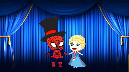 Spierman baby magician performing with the beautiful Elsa