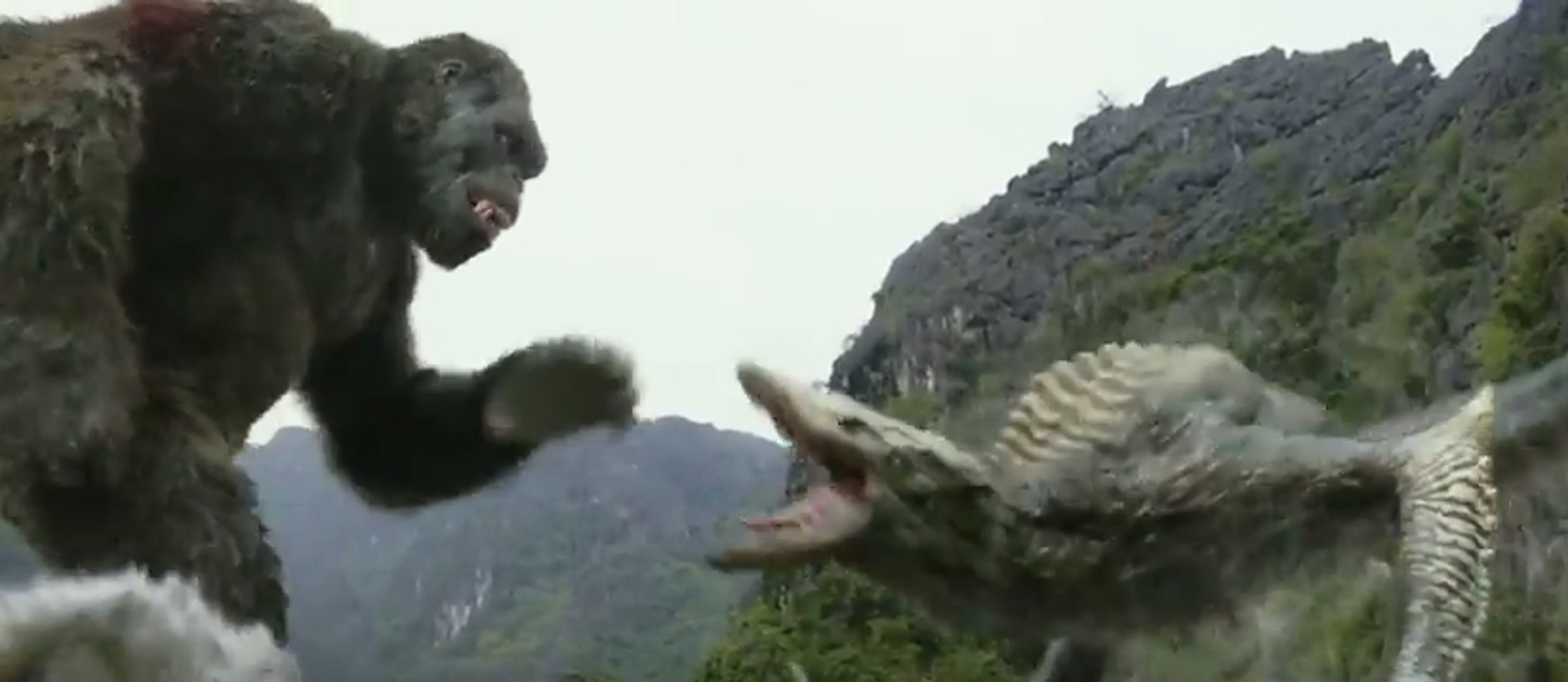 KONG SKULL ISLAND : Kong vs. Skull Crawler Clip - Vidéo Dailymotion