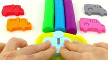 Modelling Clay CARS Molds Fun & Creative for Children Learn Colors Playing Kids Play Doh Disney Cars