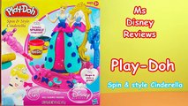 Play-Doh Disney Princess Spin & Style Cinderella Set - Hasbro- MsDisneyReviews