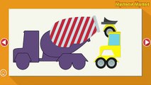 Learn street vehicles for kids | garbage truck | ambulance | fire truck | mixer truck