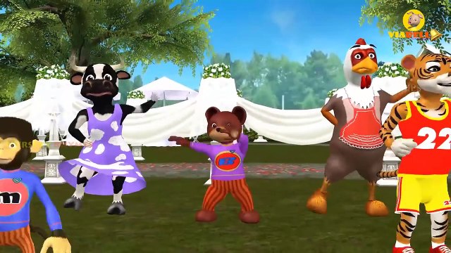 Color Elephant, Gorilla, Dinosaurs Finger Family Songs | Cartoon Animals Nursery Rhymes Co