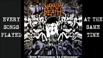 NAPALM DEATH - Every songs played at the same time (Grindcore, harshnoise)