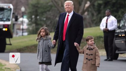 President Trump Shows off His Adorable Grandkids