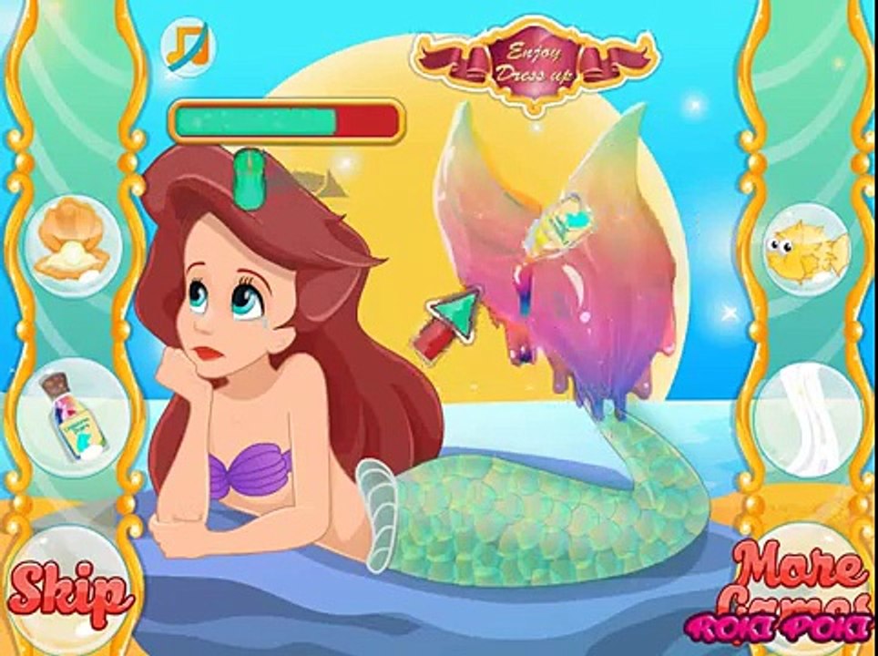 PRINCESA ARIEL LA SIRENITA EN EL SPA! - PRINCESS MERMAID ARIEL SPA DAY!
