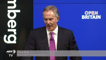 Tony Blair faz apelo contra Brexit