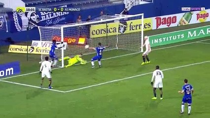 But de Sadio Diallo Goal HD - Bastia 1-0 AS Monaco 17.02.2017 HD
