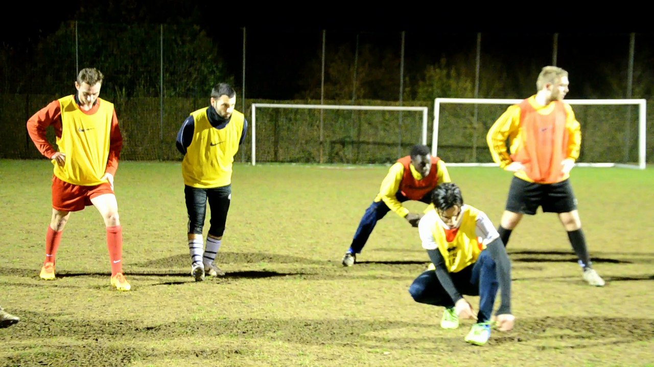 Audric Topornicki avant le match US Chauny - ICS Creçois