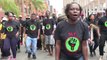 South African activists protest against 'white monopoly capital'