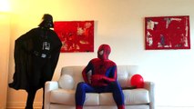 Spiderman & Superheroes Dancing Johny Yes Papa Nursery Rhymes Songs for Children in Real L