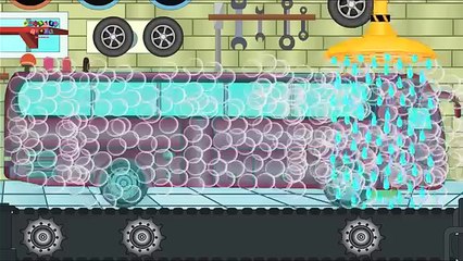 Kids Car Wash Compilation | Bus Car Wash Videos For Children | Kids Videos