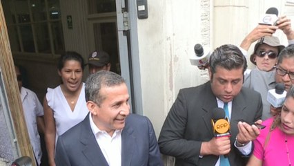 Humala: No pertenezco al "club de presidentes prófugos"