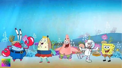 Finger Family Spongebob SquarePants Cartoon Animation Nursery Rhymes for Children