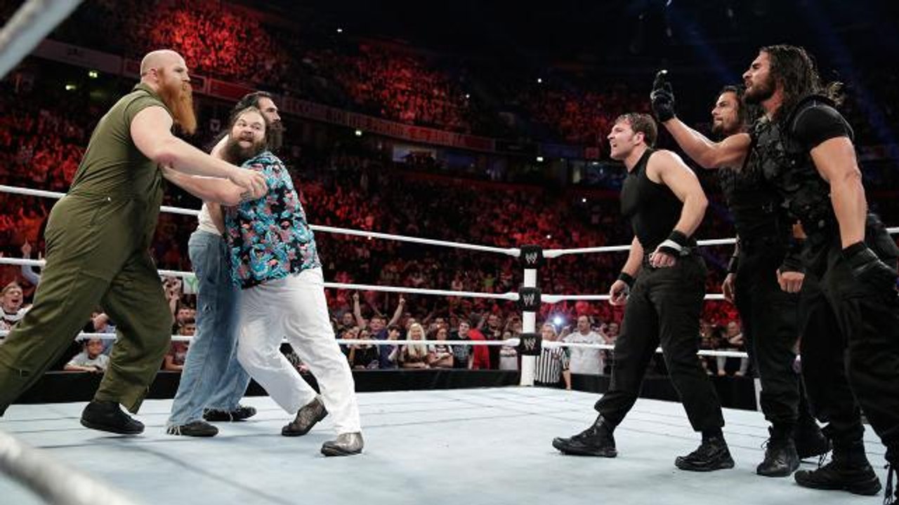 The Wyatt Family vs The Sheild - Elimination Chamber 2014