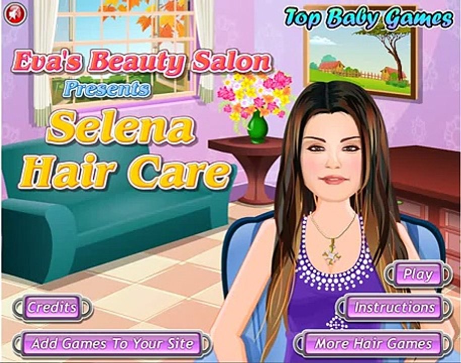 Barbie Selena Gomez hair care - Girls Games