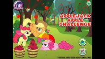 MLP My Little Pony Friendship is Magic Applejack Apple Challenge Funny Game For Little Kid