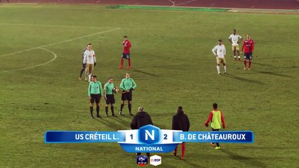 Victoire de Châteauroux (1-2) sur Créteil.