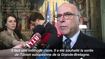 Brexit: à Londres, Cazeneuve plaide pour la «clarté»